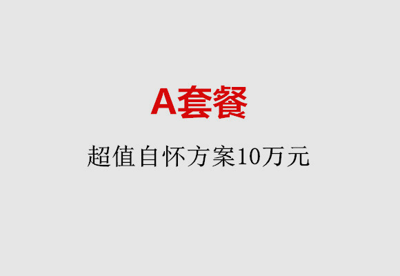惠州A套餐：超值自怀方案10万元